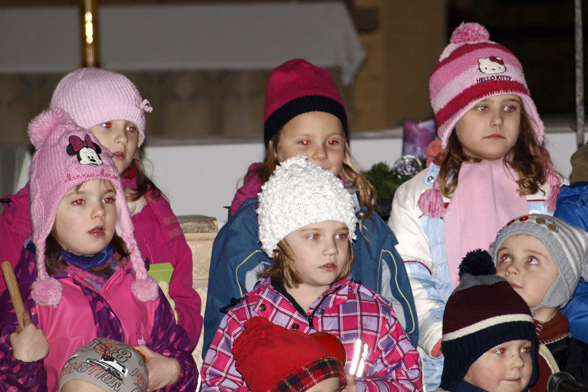 Děti z Mateřské školy Sedlec zazpívaly v katedrále Nanebevzetí Panny Marie