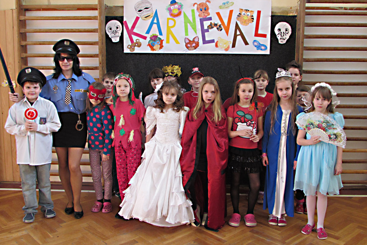 Karneval si užily děti ve školní družině na ZŠ T.G.Masaryka Kutná Hora