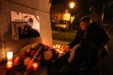 5G6H7287: Kutnohoráci ve čtvrtek vzpomínali na Václava Havla u pomníku T.G.Masaryka