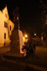 5G6H7297: Kutnohoráci ve čtvrtek vzpomínali na Václava Havla u pomníku T.G.Masaryka