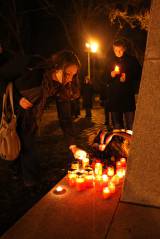 5G6H7308: Kutnohoráci ve čtvrtek vzpomínali na Václava Havla u pomníku T.G.Masaryka