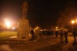 5G6H7320: Kutnohoráci ve čtvrtek vzpomínali na Václava Havla u pomníku T.G.Masaryka