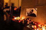 5G6H7358: Kutnohoráci ve čtvrtek vzpomínali na Václava Havla u pomníku T.G.Masaryka