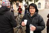 5G6H9671: Foto: Desítky cyklistů si popřály hodně štěstí do nového roku a vyrazily na Sion