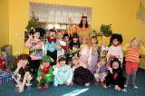 5G6H3611: Foto: Karnevalový víkend v Křeseticích vyvrcholil v pondělí v základní a mateřské škole
