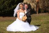 5G6H8419: Veronika a Peter Čunderlíkovi si pro svatební den vybrali poslední zimní víkend