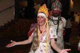 5G6H9220: Foto: Hlízovský karneval nabídl řadu masek a předtančení divokých čarodějnic