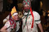 5G6H9223: Foto: Hlízovský karneval nabídl řadu masek a předtančení divokých čarodějnic