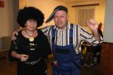 5G6H9240: Foto: Hlízovský karneval nabídl řadu masek a předtančení divokých čarodějnic