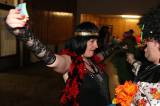 5G6H9295: Foto: Hlízovský karneval nabídl řadu masek a předtančení divokých čarodějnic