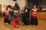 5G6H9472: Foto: Hlízovský karneval nabídl řadu masek a předtančení divokých čarodějnic