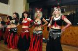 5G6H9483: Foto: Hlízovský karneval nabídl řadu masek a předtančení divokých čarodějnic