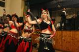 5G6H9485: Foto: Hlízovský karneval nabídl řadu masek a předtančení divokých čarodějnic