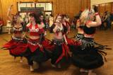 5G6H9507: Foto: Hlízovský karneval nabídl řadu masek a předtančení divokých čarodějnic