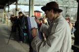 IMG_9809:  Studenti čáslavské pedagogické školy maturovali přímo na vlakovém nádraží 