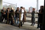 IMG_9824:  Studenti čáslavské pedagogické školy maturovali přímo na vlakovém nádraží 