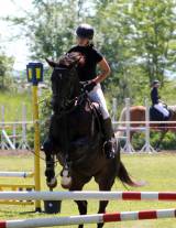 IMG_1129: Jezdci na koních se proháněli po závodním kolbišti v Žehušicích