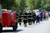 5G6H1282: Dobrovolní hasiči v Rohozci slaví 125 let, oficiální program zahájil průvod obcí