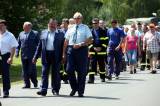 5G6H1287: Dobrovolní hasiči v Rohozci slaví 125 let, oficiální program zahájil průvod obcí