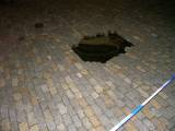 P7180023: Opět se ozvalo podzemí Kutné Hory, propadla se Šultysova ulice