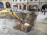 P7190126: Opět se ozvalo podzemí Kutné Hory, propadla se Šultysova ulice