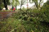 5G6H4086: Video: Odstraňovali popadané stromy, museli evakuovat i děti z tábora v Chroustkově