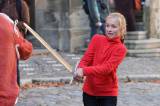 5G6H4245: Foto: Šermíři na Kutnohorském grošování učili svému řemeslu i děti