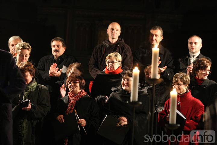 Foto: Kostelem sv. Vavřince na Kaňku v sobotu zněla duchovní hudba