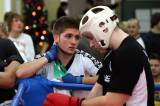 5G6H4674: V dospělé kategorii kickboxerského vánočního turnaje si vítězství vybojoval Marek Flekal