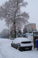 zruc107: Foto: Sněhová nadílka změnila Zruč nad Sázavou v pohádkové království