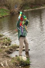 5G6H4565: Vodácká sezona 2013 může začít, v sobotu ve Vrdech odemkli řeku Doubravu