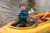 5G6H4602: Vodácká sezona 2013 může začít, v sobotu ve Vrdech odemkli řeku Doubravu