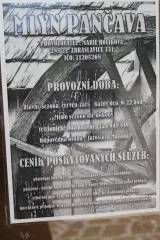 IMG_1475: Mlýn na Pančavě u Zbraslavic zahájí v pátek 31. května slavnostně novou sezónu
