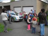 5: Děti z Mateřské školy Zbraslavice na místním Obvodním oddělení Policie ČR