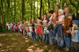 DSC_0259: Foto: Chlístovický les v okolí hradu Sion v sobotu patřil zejména dětem
