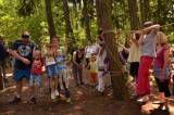 DSC_0403: Foto: Chlístovický les v okolí hradu Sion v sobotu patřil zejména dětem