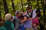 DSC_0458: Foto: Chlístovický les v okolí hradu Sion v sobotu patřil zejména dětem