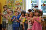 DSC_0487: Děti z MŠ Benešova 7 si v pondělí zazpívaly a rozloučily se s předškoláky