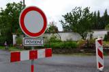 DSC_0345: Ve Zbyslavi nainstalovali mobilní protipovodňové zábrany, hrozí tam Doubrava