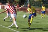 5G6H9535: Robin Vocel - Petr Vladyka - Foto: Postup do druhého kola poháru si v Lorci zajistili fotbalisté Chrudimi