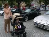 P1290525: Foto, video: Na čáslavském Žižkově náměstí obdivovali vozy značky Porsche