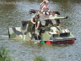 DSCN3660: Foto: První čáslavská neckyáda přilákala na Podměstský rybník plavidla i diváky