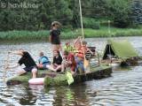 DSCN3895: Foto: První čáslavská neckyáda přilákala na Podměstský rybník plavidla i diváky