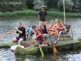 DSCN3898: Foto: První čáslavská neckyáda přilákala na Podměstský rybník plavidla i diváky