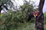 DSC_0742: Foto: Hlízovskem se prohnala silná bouře, způsobila nehodu i odříznutí od elektřiny