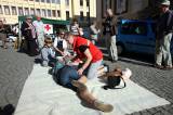 5G6H5589: Foto: Kutnohoráci si na Palackého náměstí mohli vyzkoušet první pomoc