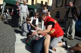 5G6H5595: Foto: Kutnohoráci si na Palackého náměstí mohli vyzkoušet první pomoc