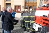 IMG_2177: Čáslavští hasiči získali nejnovější cisternovou automobilovou stříkačku Tatra 815