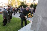 5G6H3464: Foto: U sochy T.G Masaryka si Kutná Hora připomněla pondělní významné výročí