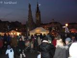 P1300408: Foto, video: V Čáslavi v pondělí slavnostně rozsvítili vánoční stromek
